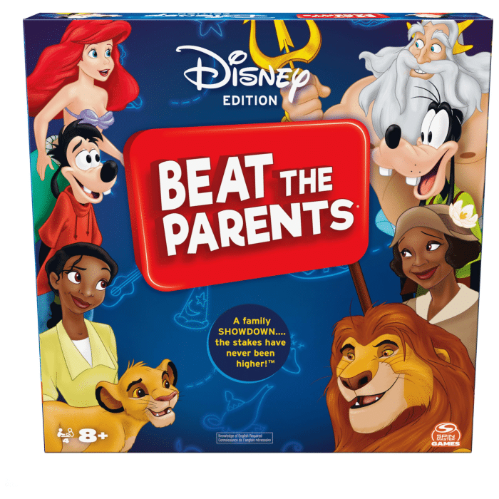 Disney's 100th Anniversary, Beat the Parents: Disney Edition, Rubik's Cube, Disney Board Games, Family Games, Rubik's Disney Platinum Cube