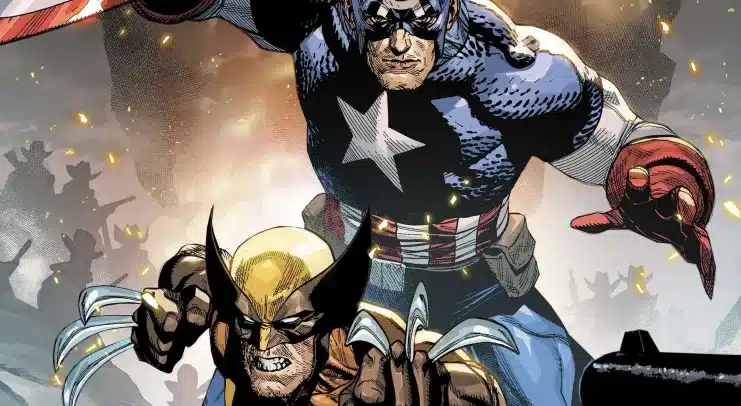 Indestructible Alliance, Wolverine #38, Wolverine and Captain America, fighting Orchis, Marvel Mutants